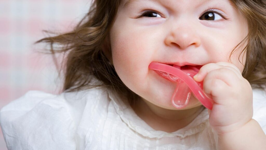 chewing clothes